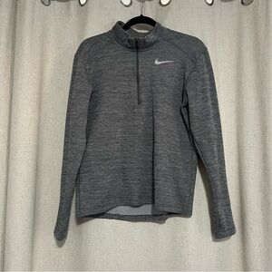 Nike Running  Dri-FIT Gray Quarter-zip